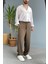 Modal Kumaş Bağcıklı Baggy Pantolon 1