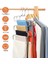 5 Katlı Metal Pantolon Askısı Elbise Askısı Giysi Eşarp Fular Havlu Kravat Dolap Düzenleyici 4