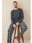 Erkek Civan Patlı Modal Lacivert Pijama Takımı 3339 1