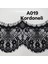 Siyah Kordoneli- Sakallı- Kirpikli Dantel 11 cm 1 Adet (3 MT)-A019 5