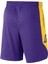 Los Angeles Lakers Nba Practice 18 Erkek Mor Basketbol Şortu AJ5077-504 4