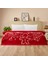 Soft Kurabiye Adam Pamuklu Tek Kişilik Battaniye - Kırmızı / Ekru - 150X200 cm 1