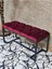 Siyah Boyalı - L - Ayaklı 100 cm x 38 cm Oturak - Bench - Makyaj Taburesi - Makyaj Oturak Bordo Renk 100 x 40 Boyut/ebat 3