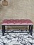 Siyah Boyalı Içi Kareli Diktörtgen 100 cm x 40 cm Oturak Puf - Bench - Makyaj Oturağı - Oturak Pembe Renk 100 x 40 Boyut/ebat 4