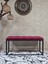 Siyah Boyalı Diktörtgen 100 cm x 40 cm Oturak Puf - Bench - Makyaj Oturağı - Oturak Bordo Renk 100 x 40 Boyut/ebat 2
