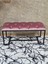 Siyah Boyalı - L - Ayaklı 100 cm x 38 cm Oturak - Bench - Makyaj Taburesi - Makyaj Oturak Pembe Renk 100 x 40 Boyut/ebat 4
