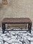 Siyah Boyalı Içi Kareli Diktörtgen 100 cm x 40 cm Oturak Puf - Bench - Makyaj Oturağı - Oturak Kahverengi Renk 100 x 40 Boyut/ebat 4