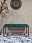 Siyah Boyalı - L - Ayaklı 100 cm x 38 cm Oturak - Bench - Makyaj Taburesi - Makyaj Oturak Yeşil Renk 100 x 40 Boyut/ebat 1