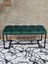 Siyah Boyalı - L - Ayaklı 100 cm x 38 cm Oturak - Bench - Makyaj Taburesi - Makyaj Oturak Yeşil Renk 100 x 40 Boyut/ebat 4