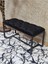 Siyah Boyalı - L - Ayaklı 100 cm x 38 cm Oturak - Bench - Makyaj Taburesi - Makyaj Oturak Siyah Renk 100 x 40 Boyut/ebat 3