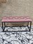 Siyah Boyalı Diktörtgen 100 cm x 40 cm Oturak Puf - Bench - Makyaj Oturağı - Oturak Pembe Renk 100 x 40 Boyut/ebat 4