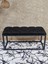 Siyah Boyalı Diktörtgen 100 cm x 40 cm Oturak Puf - Bench - Makyaj Oturağı - Oturak Siyah Renk 100 x 40 Boyut/ebat 4