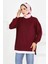 Garnili Fermuarlı Iki Iplik Sweatshirt 1
