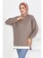 Garnili Fermuarlı Iki Iplik Sweatshirt 2