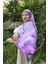 Comfy Aura Desen Şal - Lila 5