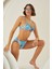 Renkli Mixed Yandan Ip Büzgülü Tek Alt Bikini 3