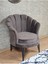 Tekli Istiridye Siyah Boyalı Telli Ayak Çay Seti Koltuk Tekli Berjer , Balkon, Salon, Ofis Kahverengi Renk 47 x 47 Boyut/ebat 1