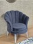 Tekli Istiridye Beyaz Boyalı Telli Ayak Çay Seti Koltuk Tekli Berjer , Balkon, Salon, Ofis Füme Renk 47 x 47 Boyut/ebat 1