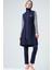 Marin Uzun Kollu Lacivert Kadın Tam Kapalı Tesettür Mayo 23438-25 2