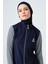 Marin Uzun Kollu Lacivert Kadın Tam Kapalı Tesettür Mayo 23438-25 3