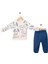 Köpek Baskılı Erkek Bebek Takım 1