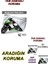 Kawasaki Klr 650 New Edition Arka Çanta Uyumlu Motor Branda Örtü 4 Mevsim Koruma Gri 3