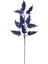 Yılbaşı Süsü Simli Çam Dalı Lacivert 60 cm 1