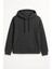 Kadın Kapüşonlu Cepli Içi Polarlı Sweatshirt 2