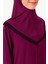 Kendinden Örtülü Fermuarlı Namaz Elbisesi – Mor 4
