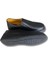 Confort Bağcıksız Deri Erkek Ayakkabı 40-45 Siyah 5