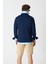 Erkek Polo Yaka Uzun Kollu Sweatshirt - Lacivert 5