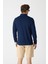 Erkek Polo Yaka Uzun Kollu Sweatshirt - Lacivert 10