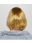 Altın Renk Düz Kesim Küt Parti Peruğu Kısa Takma Saç (3791) 2