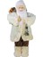 Polar Ceketli Fenerli Noel Baba Bej 60 cm 1