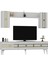Norra 180 cm Tv Ünitesi Beyaz-Altın 3