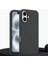 Apple iPhone 17 Uyumlu Kılıf Zebana Liquid Soft Silikon Kılıf (Kablosuz Şarj Destekli) Gri 1