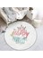 Happy Princess Yuvarlak Çocuk Halısı – Kaymaz Tabanlı, Makinede Yıkanabilir 3