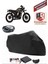 Mutt Sabbath 125 Branda Siyah Arka Çanta Uyumlu(Topcase) Motosiket Brandası Motor Örtüsü Çadır Su Geçirmez Motosiklet Kılıfı Motor Brandası,lastikli,taşıma Torbalı 1
