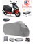 Asya Shark 150 Branda Gri Arka Çanta Uyumlu(Topcase) Motosiket Brandası Motor Örtüsü Çadır Su Geçirmez Motosiklet Kılıfı Motor Brandası,lastikli,taşıma Torbalı 1
