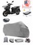 Sym Xpro 125 Branda Gri Arka Çanta Uyumlu(Topcase) Motosiket Brandası Motor Örtüsü Çadır Su Geçirmez Motosiklet Kılıfı Motor Brandası,lastikli,taşıma Torbalı 1