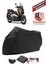 Yamaha X-Max 300 Iron Max Branda Siyah Motosiket Brandası Motor Örtüsü Çadır Su Geçirmez Motosiklet Kılıfı Motor Brandası,lastikli,taşıma Torbalı 1