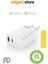 45W Hızlı Şarj Adaptörü – 2'si 1 Arada Başlık | USB & Pd 3.0 Type-C Destekli 1