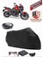 Bajaj Dominar 400 Branda Siyah Arka Çanta Uyumlu(Topcase) Motosiket Brandası Motor Örtüsü Çadır Su Geçirmez Motosiklet Kılıfı Motor Brandası,lastikli,taşıma Torbalı 1