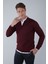 Tr 24201 Düğmeli Polo Yaka Triko Bordo TR24K24201_D25 1
