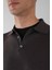 Tr 24201 Düğmeli Polo Yaka Triko Kahve TR24K24201_D11 3
