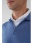Tr 24201 Düğmeli Polo Yaka Triko Indıgo TR24K24201_D66 3