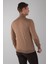 Erkek Basic Yarım Balıkçı Yaka Triko Açık-Kahve TR23KNOS23210_D10 2