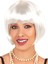 Beyaz Renk Parti Peruğu Kısa Küt Saç (3791) 2