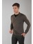 Tr 24201 Düğmeli Polo Yaka Triko Haki TR24K24201_D49 4