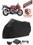 Honda Cbr 600 F Branda Siyah Motosiket Brandası Motor Örtüsü Çadır Su Geçirmez Motosiklet Kılıfı Motor Brandası,lastikli,taşıma Torbalı 1